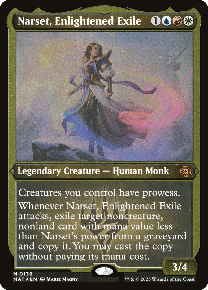 Narset, Enlightened Exile - Foil Etched