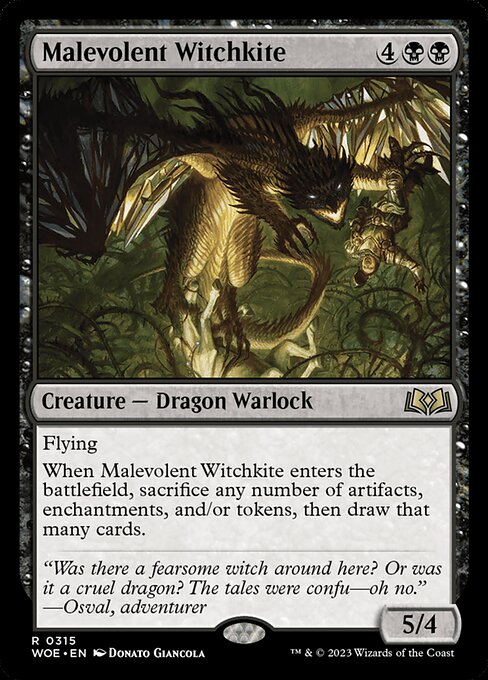 Malevolent Witchkite - Foil