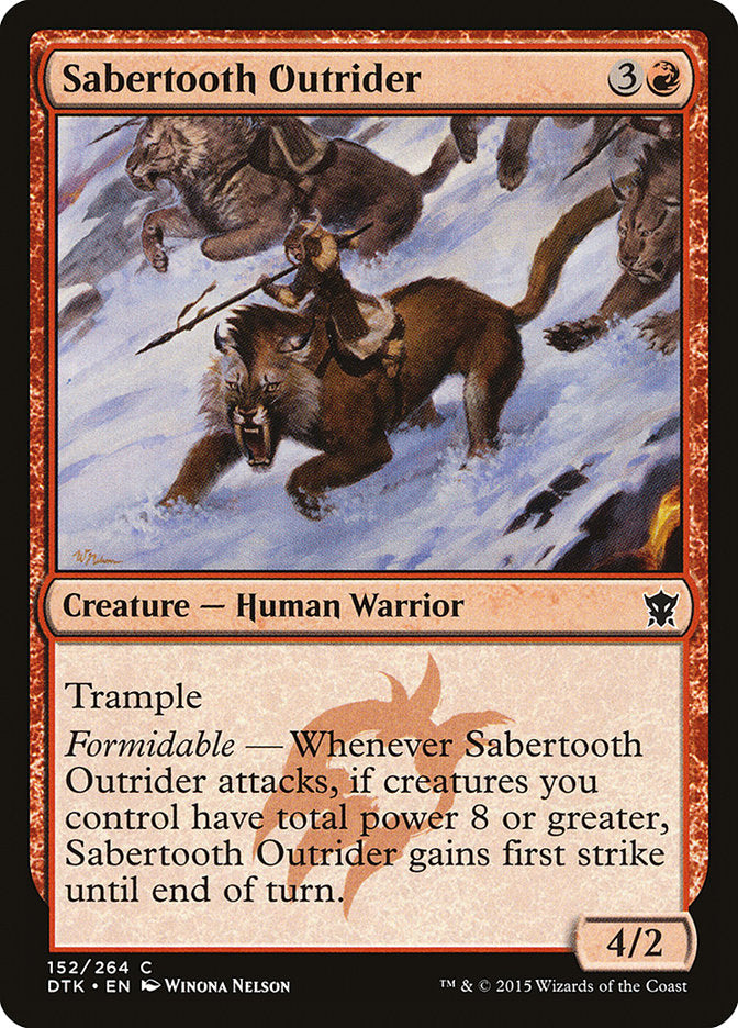Sabertooth Outrider - Foil