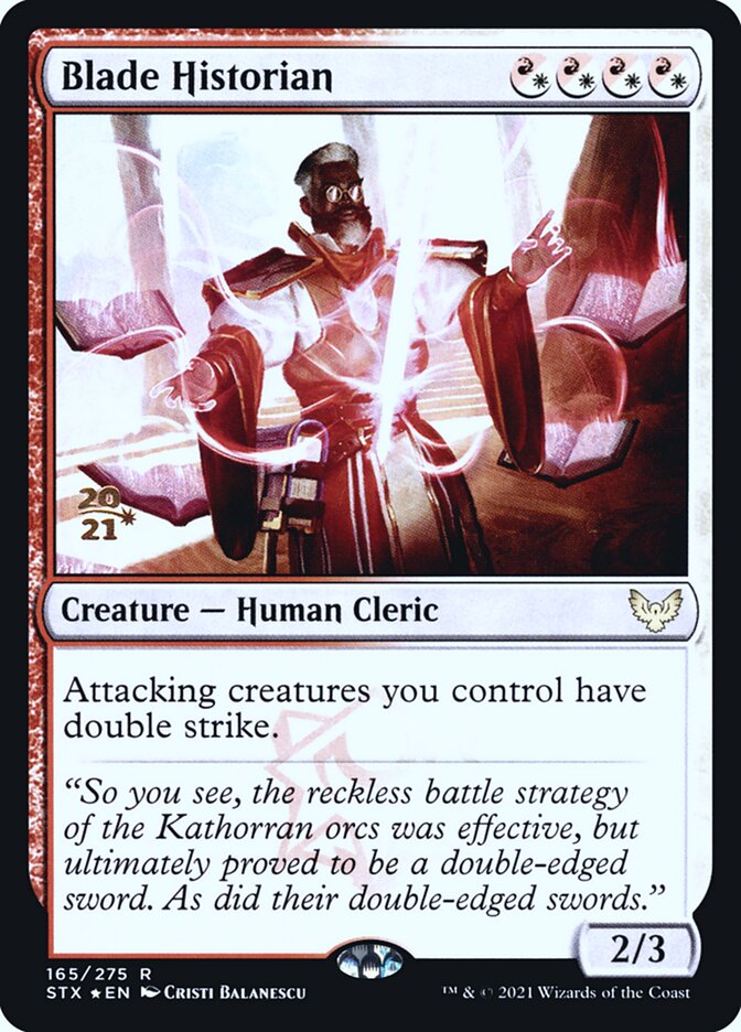 Blade Historian - Foil - Prerelease Promo