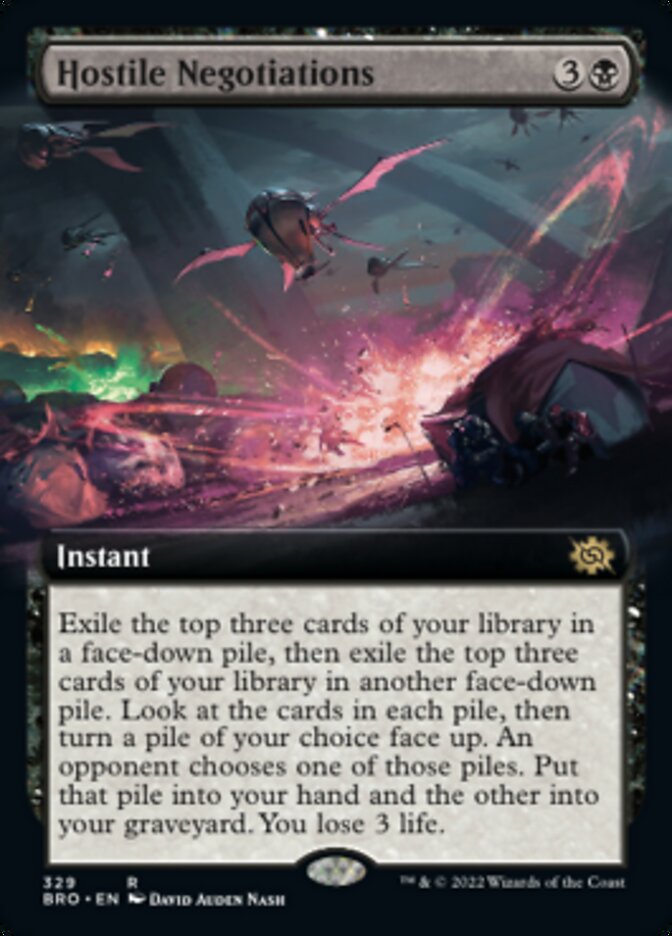 Hostile Negotiations - Foil