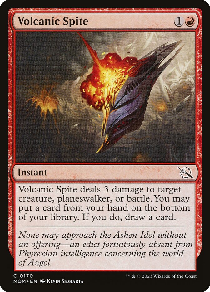 Volcanic Spite - Foil