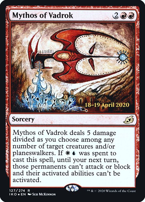 Mythos of Vadrok - Foil - Prerelease Promo