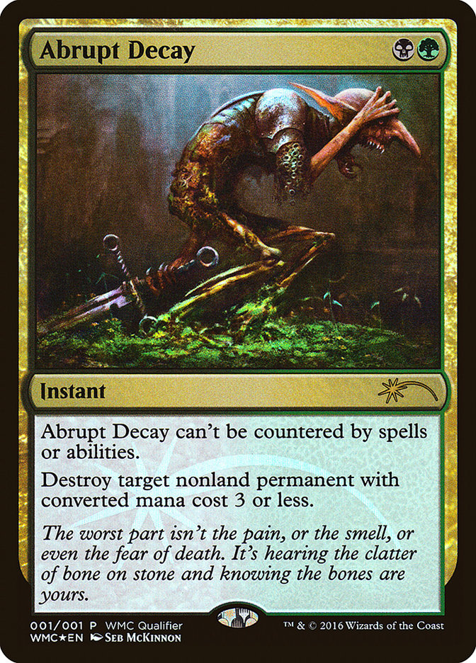 Abrupt Decay - Foil - MCQ Promo