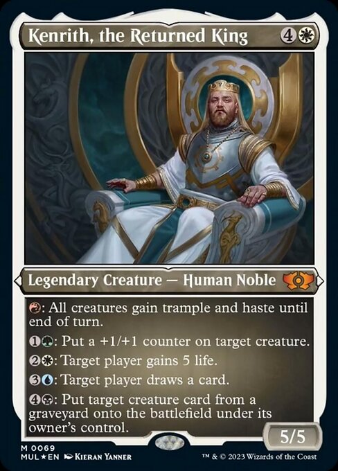 Kenrith, the Returned King - Foil-Etched