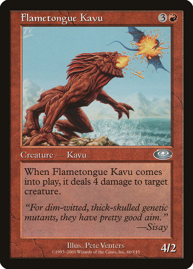 Flametongue Kavu - Foil