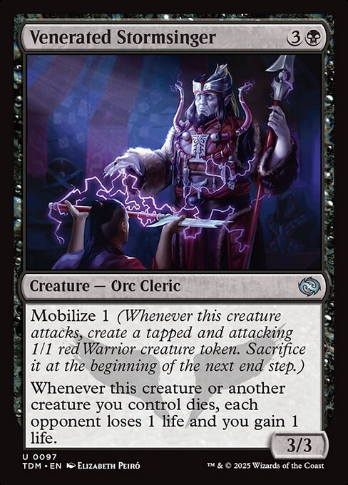 Venerated Stormsinger - Foil