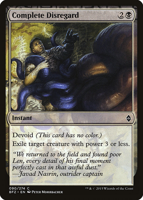 Complete Disregard - Foil
