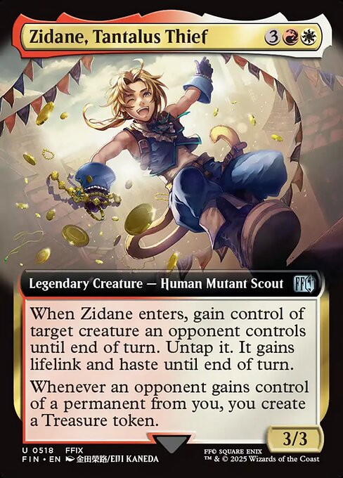 Zidane, Tantalus Thief - Foil