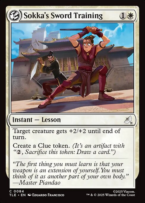 Sokka's Sword Training - Foil