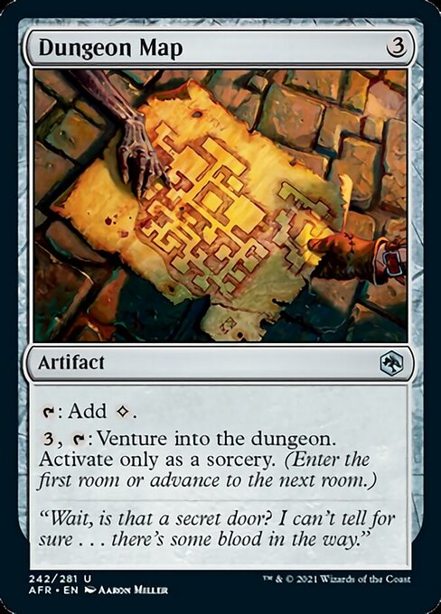 Dungeon Map - Foil
