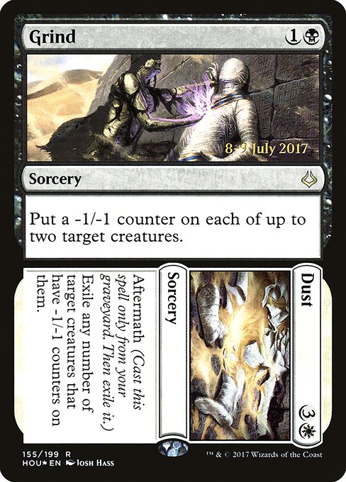 Grind // Dust - Foil - Prerelease Promo