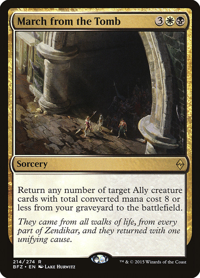 March from the Tomb - Foil