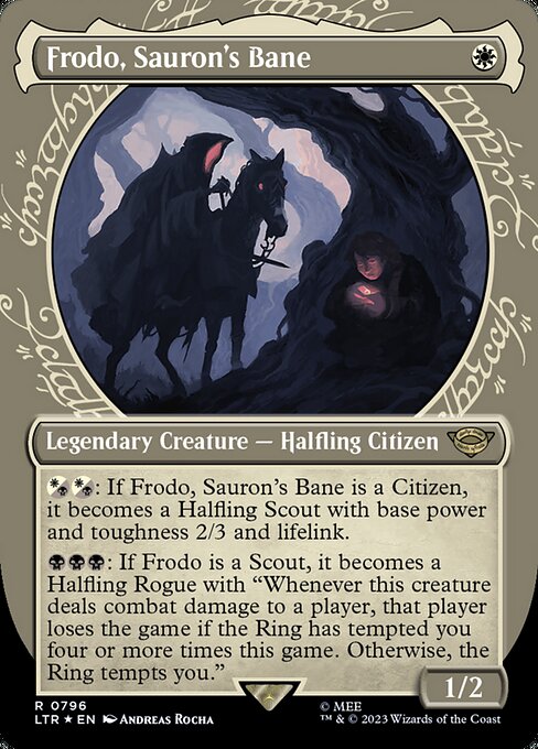Frodo, Sauron's Bane - Surge Foil