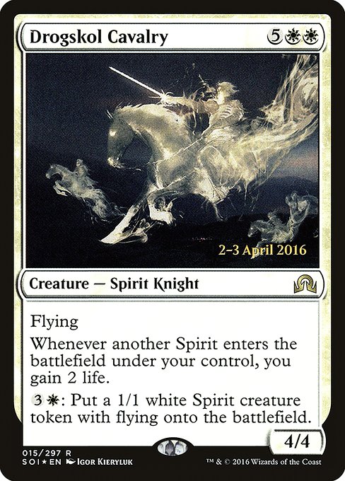 Drogskol Cavalry - Foil - Prerelease Promo