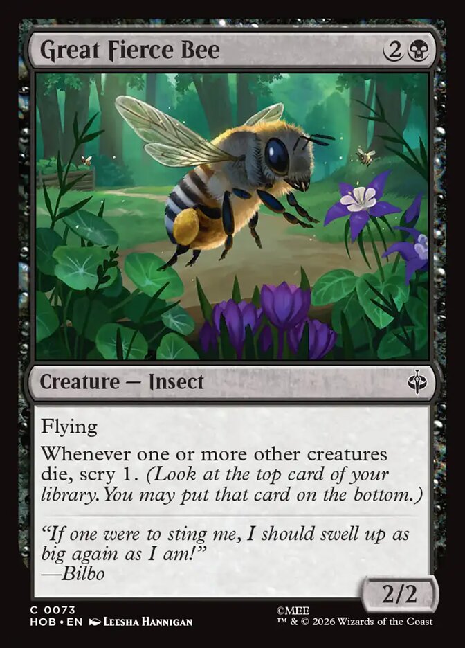 Great Fierce Bee - Foil