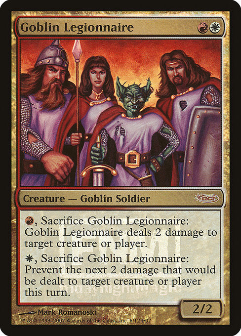Goblin Legionnaire - Foil - FNM Promo