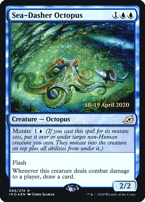 Sea-Dasher Octopus - Foil - Prerelease Promo