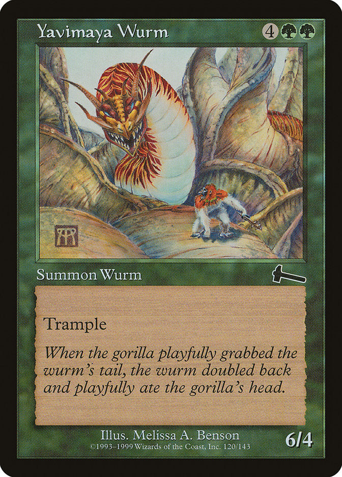 Yavimaya Wurm - Foil