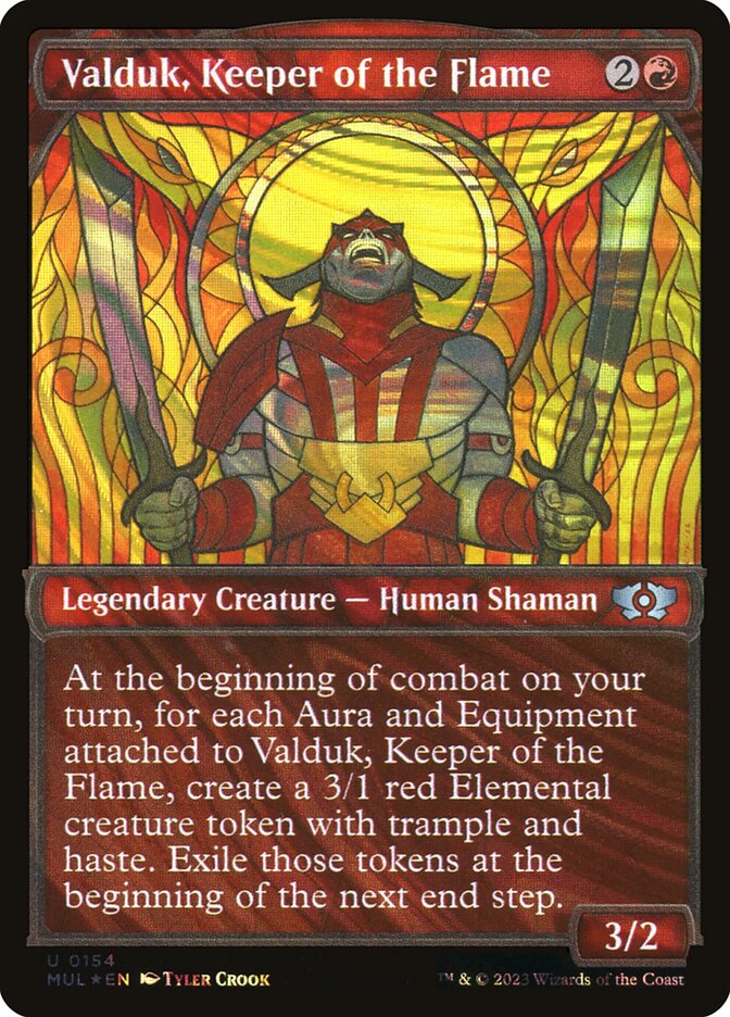 Valduk, Keeper of the Flame - Halo Foil