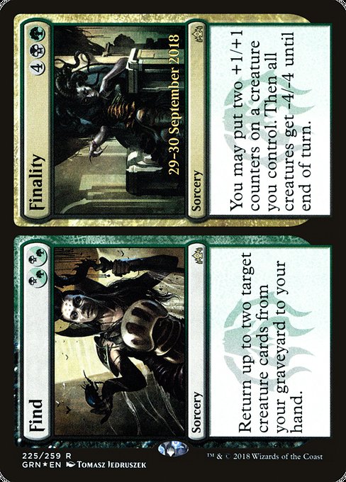 Find // Finality - Foil - Prerelease Promo