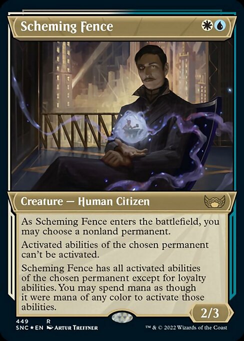 Scheming Fence - Foil Etched