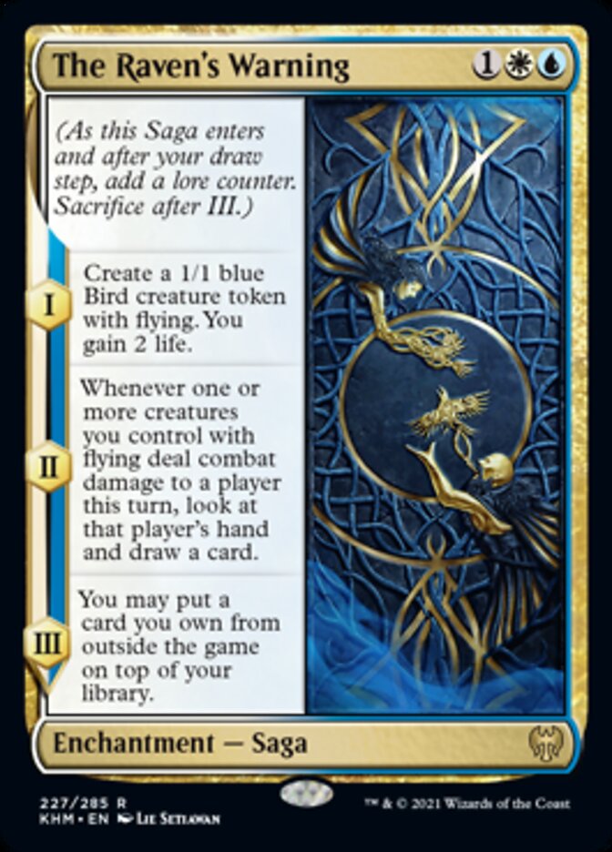 The Raven's Warning - Foil