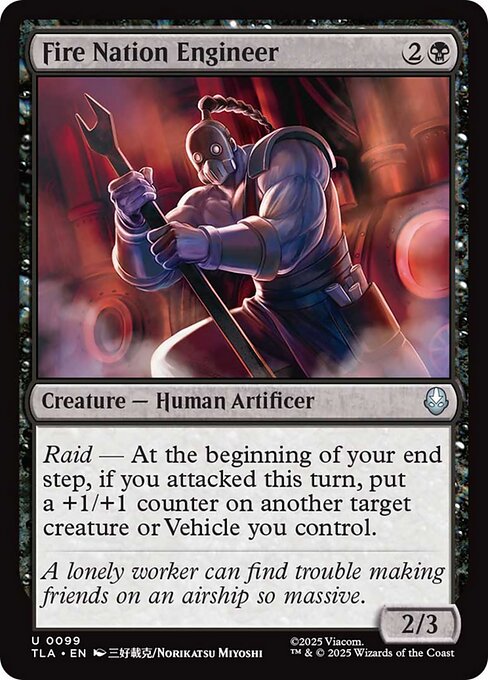 Fire Nation Engineer - Foil