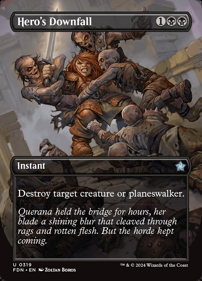 Hero's Downfall - Foil