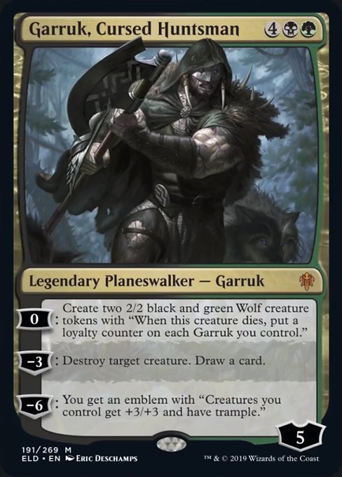 Garruk, Cursed Huntsman - Foil