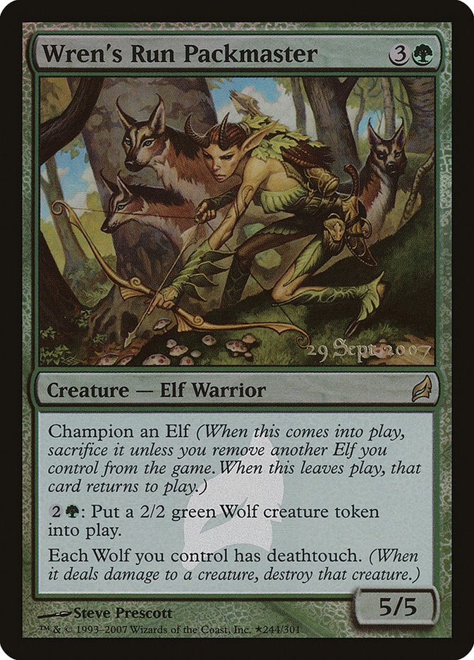 Wren's Run Packmaster - Foil - Prerelease Promo