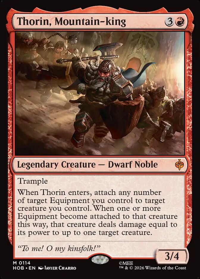 Thorin, Mountain-king - Foil