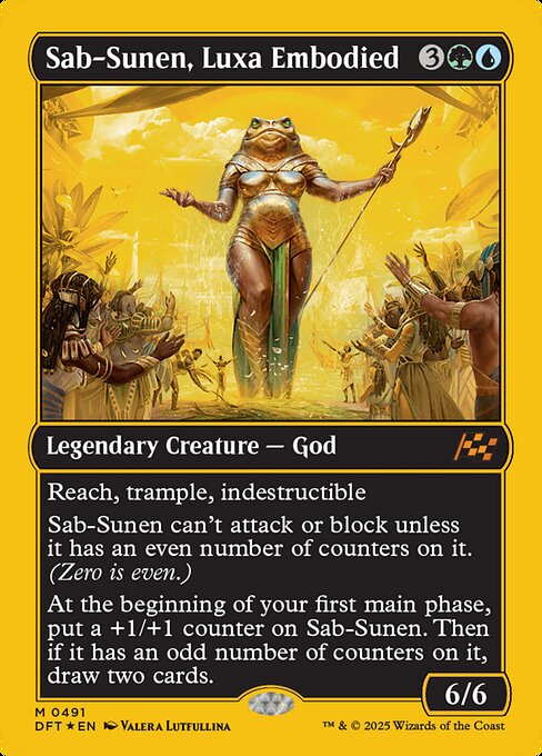 Sab-Sunen, Luxa Embodied - First Place Foil