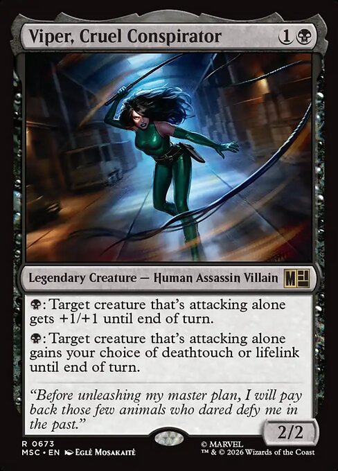 Viper, Cruel Conspirator - Foil