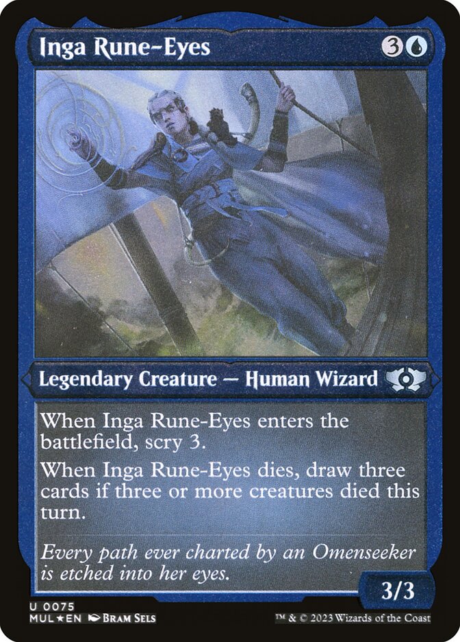 Inga Rune-Eyes - Foil-Etched
