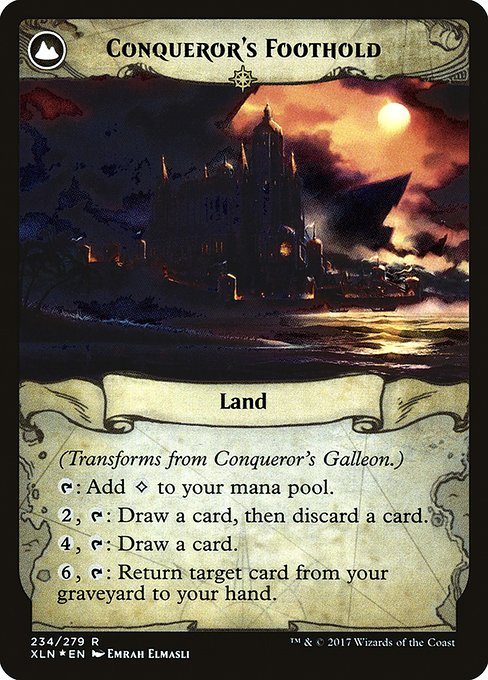 Conqueror's Galleon - Foil - Buy-A-Box Promo