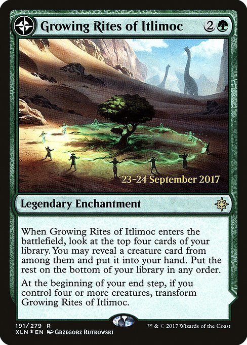 Growing Rites of Itlimoc - Foil - Prerelease Promo