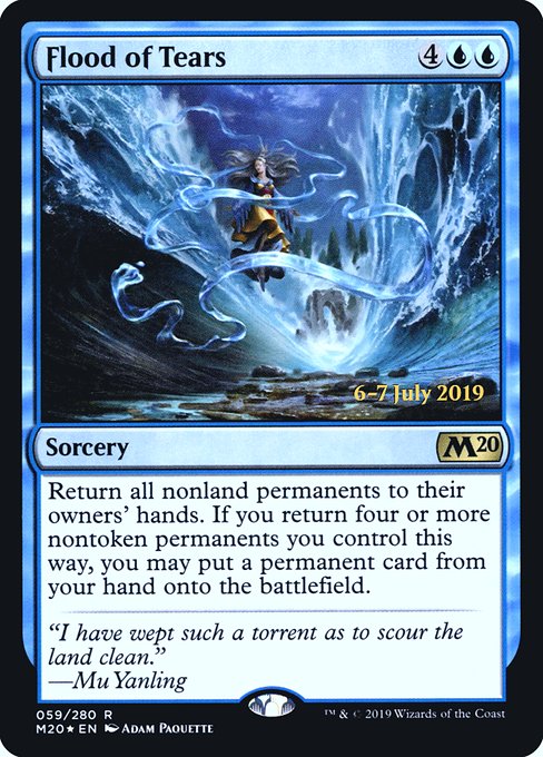 Flood of Tears - Foil - Prerelease Promo
