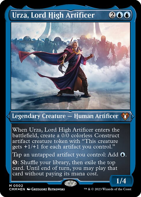 Urza, Lord High Artificer - Foil-Etched