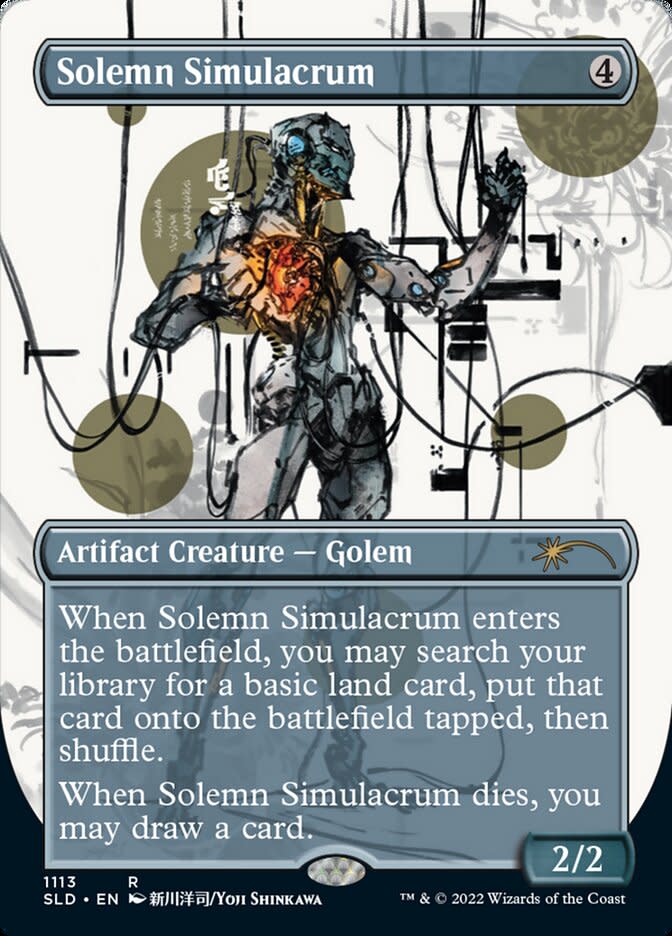 Solemn Simulacrum  (1113) - Foil