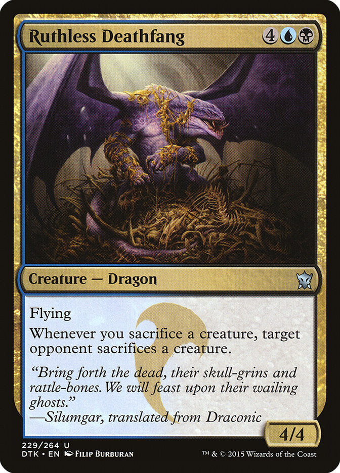 Ruthless Deathfang - Foil