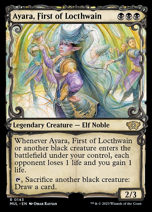 Ayara, First of Locthwain - Halo Foil