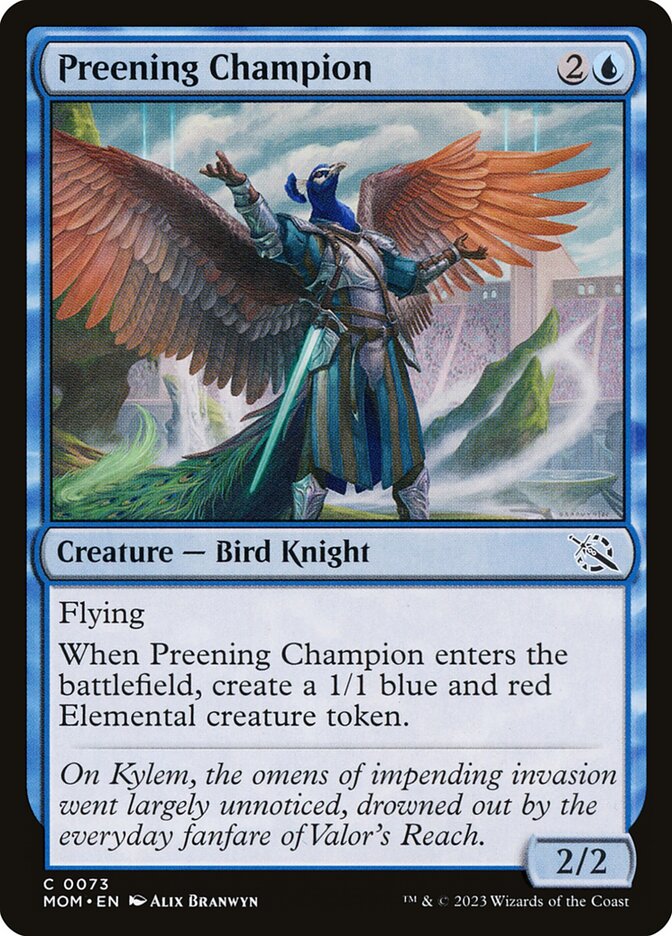 Preening Champion - Foil