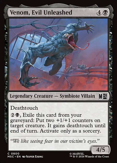 Venom, Evil Unleashed - Foil