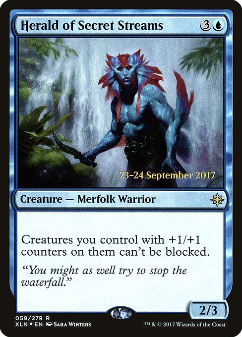 Herald of Secret Streams - Foil - Prerelease Promo