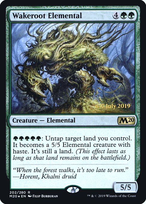Wakeroot Elemental - Foil - Prerelease Promo