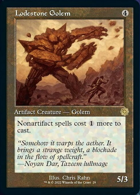 Lodestone Golem - Foil