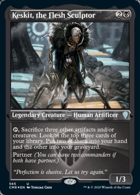 Keskit, the Flesh Sculptor - Foil-Etched
