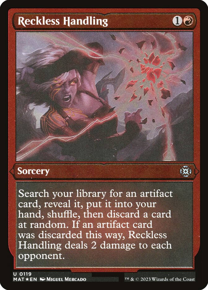 Reckless Handling - Foil Etched