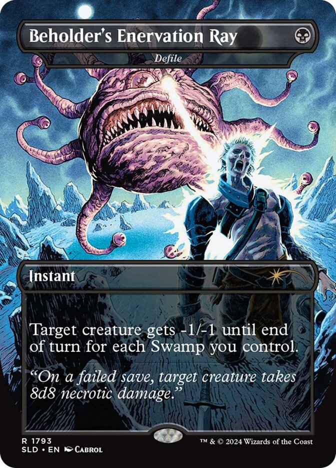 Defile (Beholder's Enervation Ray)